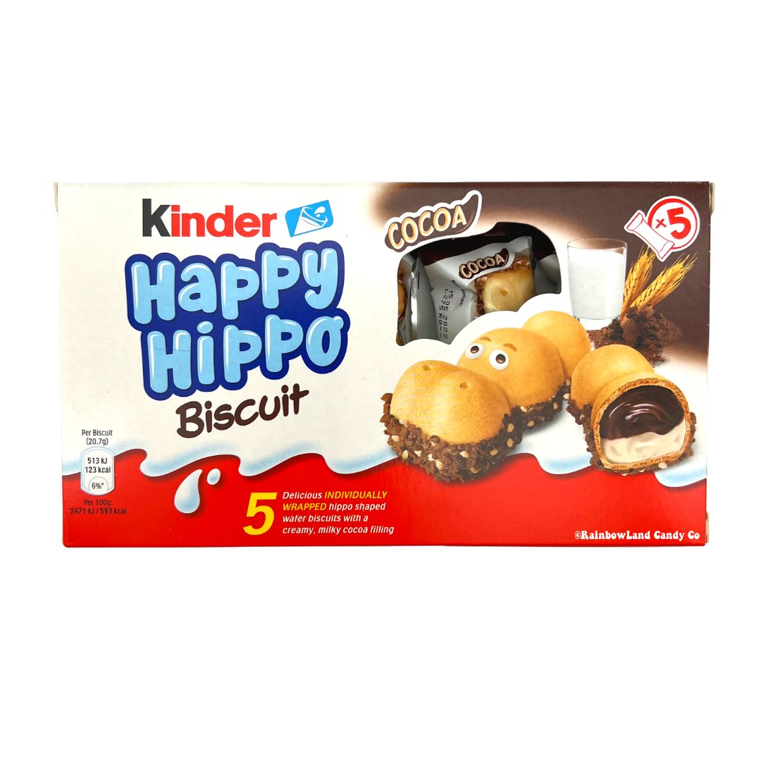 Kinder Happy Hippo Cocoa Biscuits (Best By Date: 1/7/24)