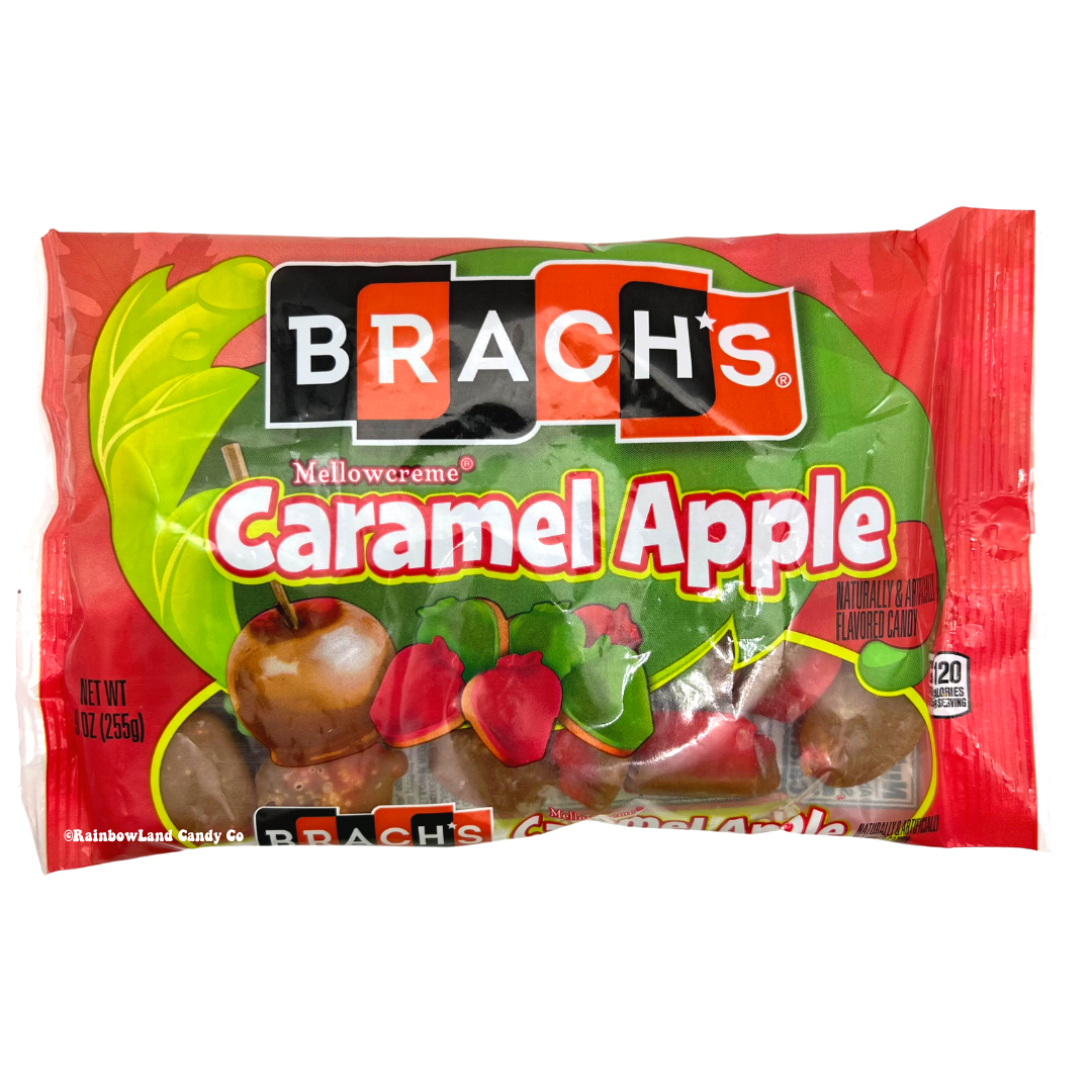 Brach's Caramel Apple Mellocreme (9 oz bag) (Best By Date 4/30/24) RainbowLand Candy Co