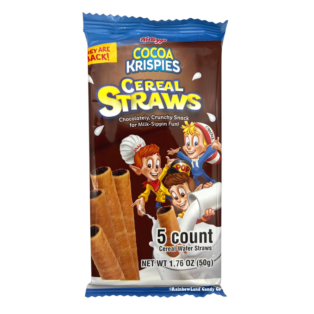 Cocoa Krispies Cereal Straws – RainbowLand Candy Co