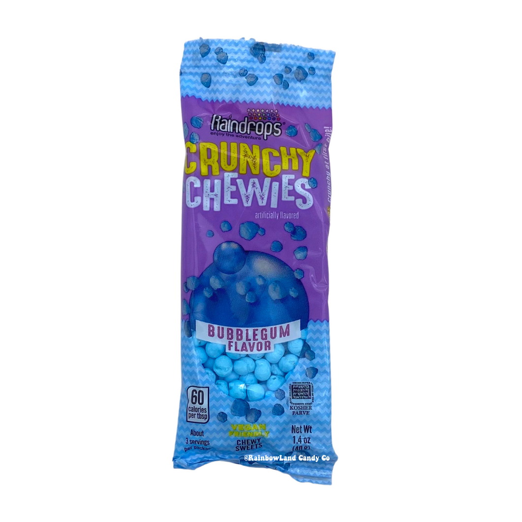 Raindrops Crunchy Chewies - Bubble Gum (Best by date: 7/31/23)