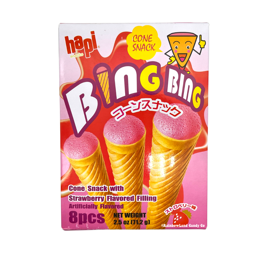 Hapi Bing Bing Cone Strawberry (Best By Date: 2/27/24)