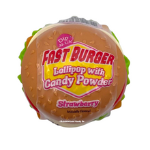 Load image into Gallery viewer, Fast Burger Lollipop With Candy Powder Dip-N-Lik
