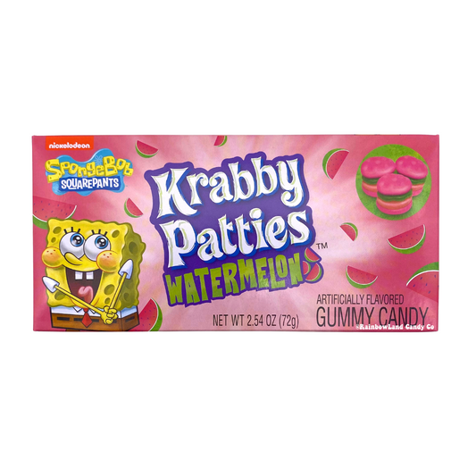 SpongeBob Krabby Patties Watermelon - Theater Box (Best By Date: 12/31/23)