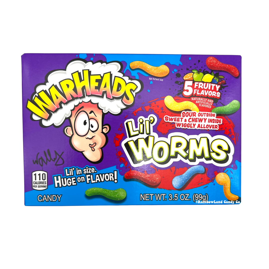 WarHeads Lil Worms - Theater Box – RainbowLand Candy Co