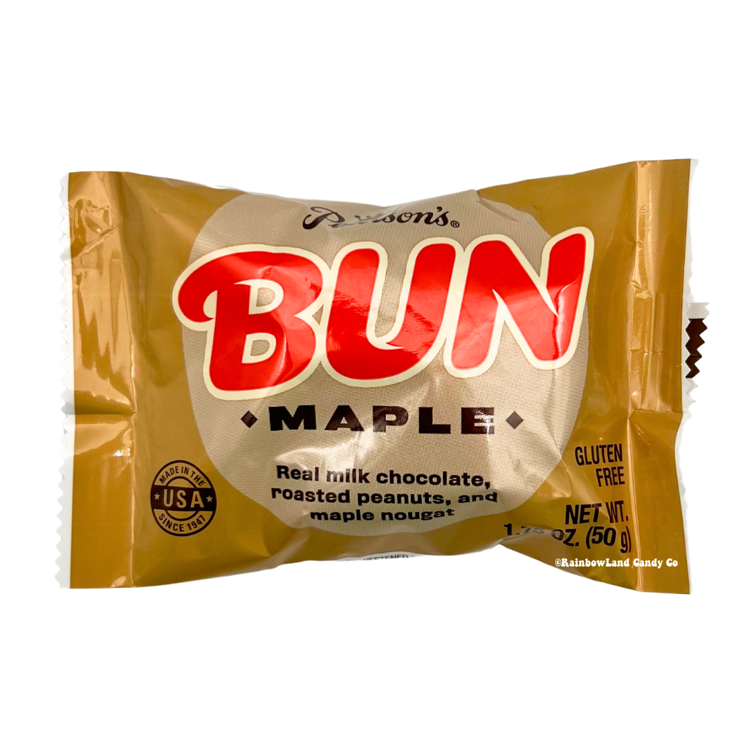 Pearson's Bun Candy Bar - Maple – RainbowLand Candy Co