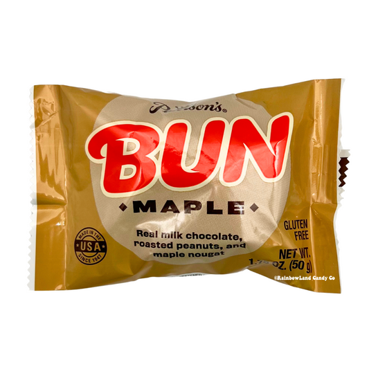 Pearson's Bun Candy Bar - Maple (Best By Date: 2/20/24)