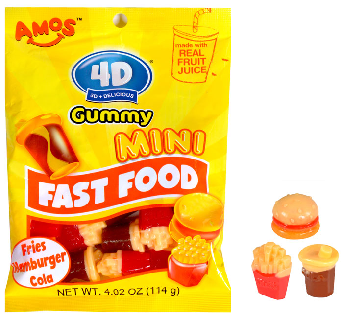 4D Gummy Mini Fast Food