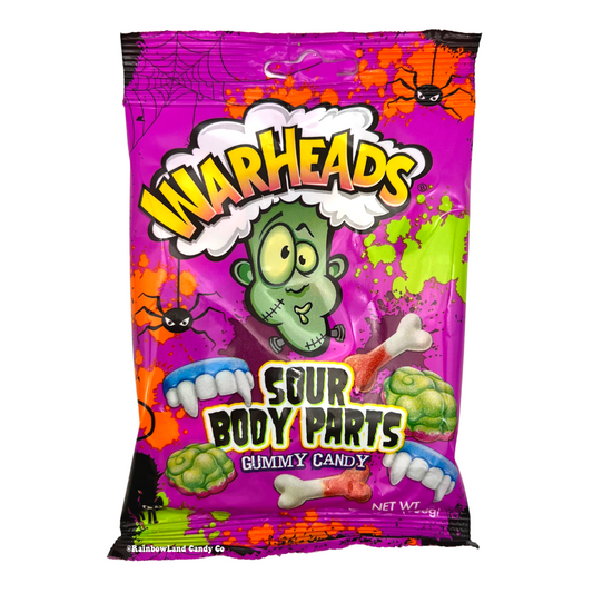 WarHeads Sour Body Parts Gummy Candy