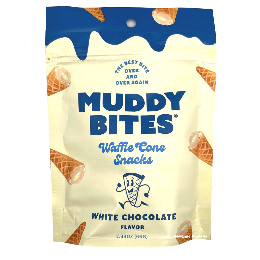 Muddy Bites White Chocolate (Waffle Cone Snacks)