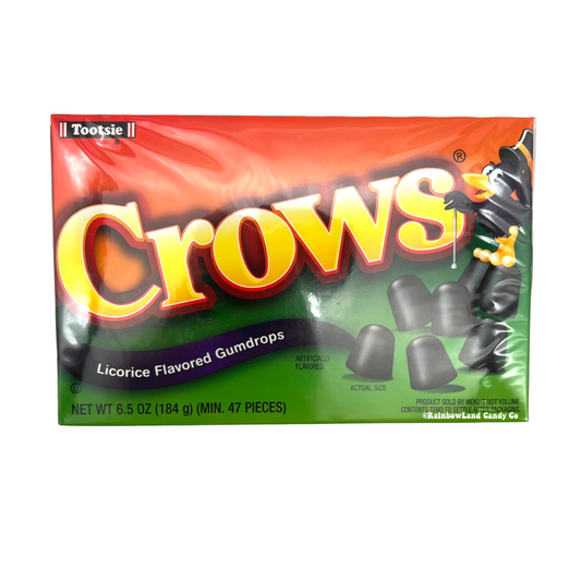 Crows - Licorice Flavored Gumdrops - Theater Box