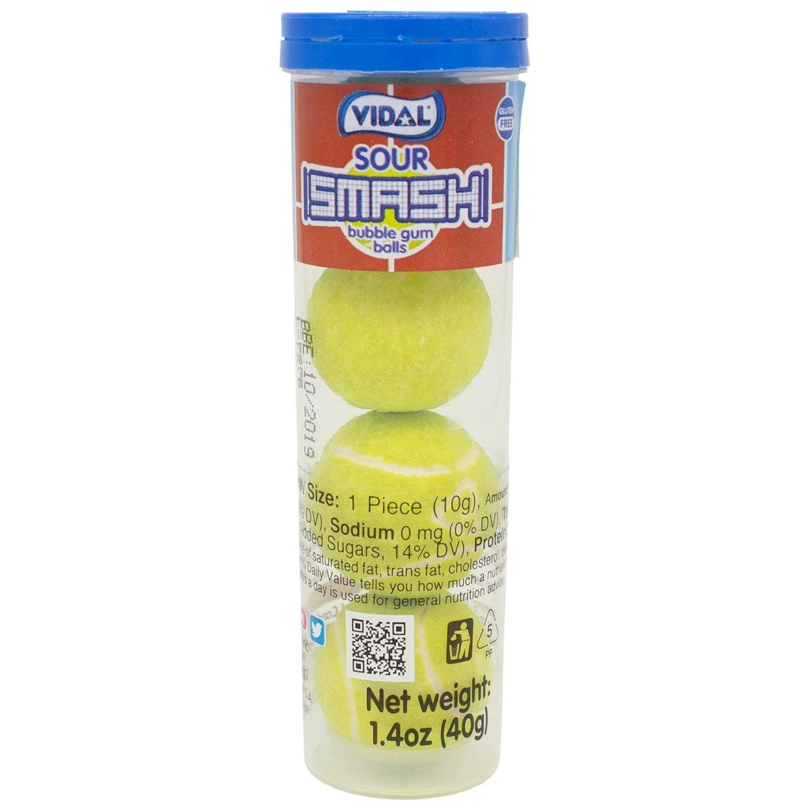 Sour Smash Tennis Ball Gum