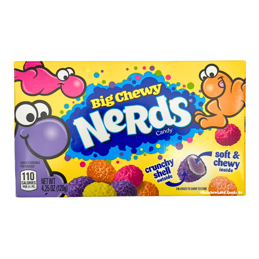 Nerds Big Chewy Regular - Theater Box (Best By Date: 8/31/24)