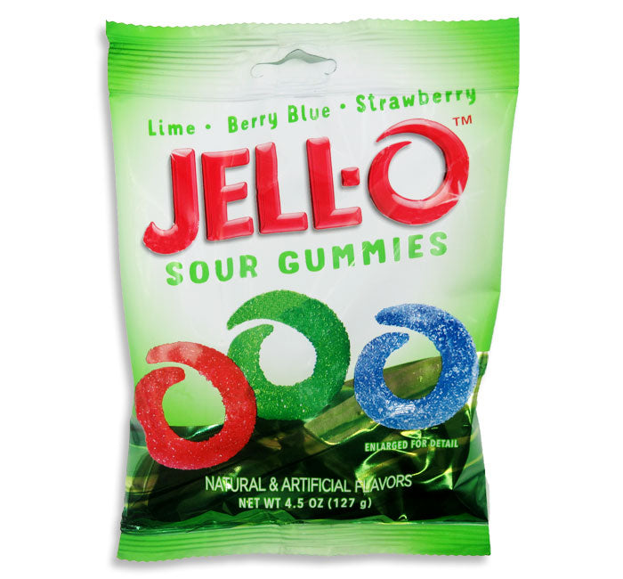 JellO Sour Gummies RainbowLand Candy Co