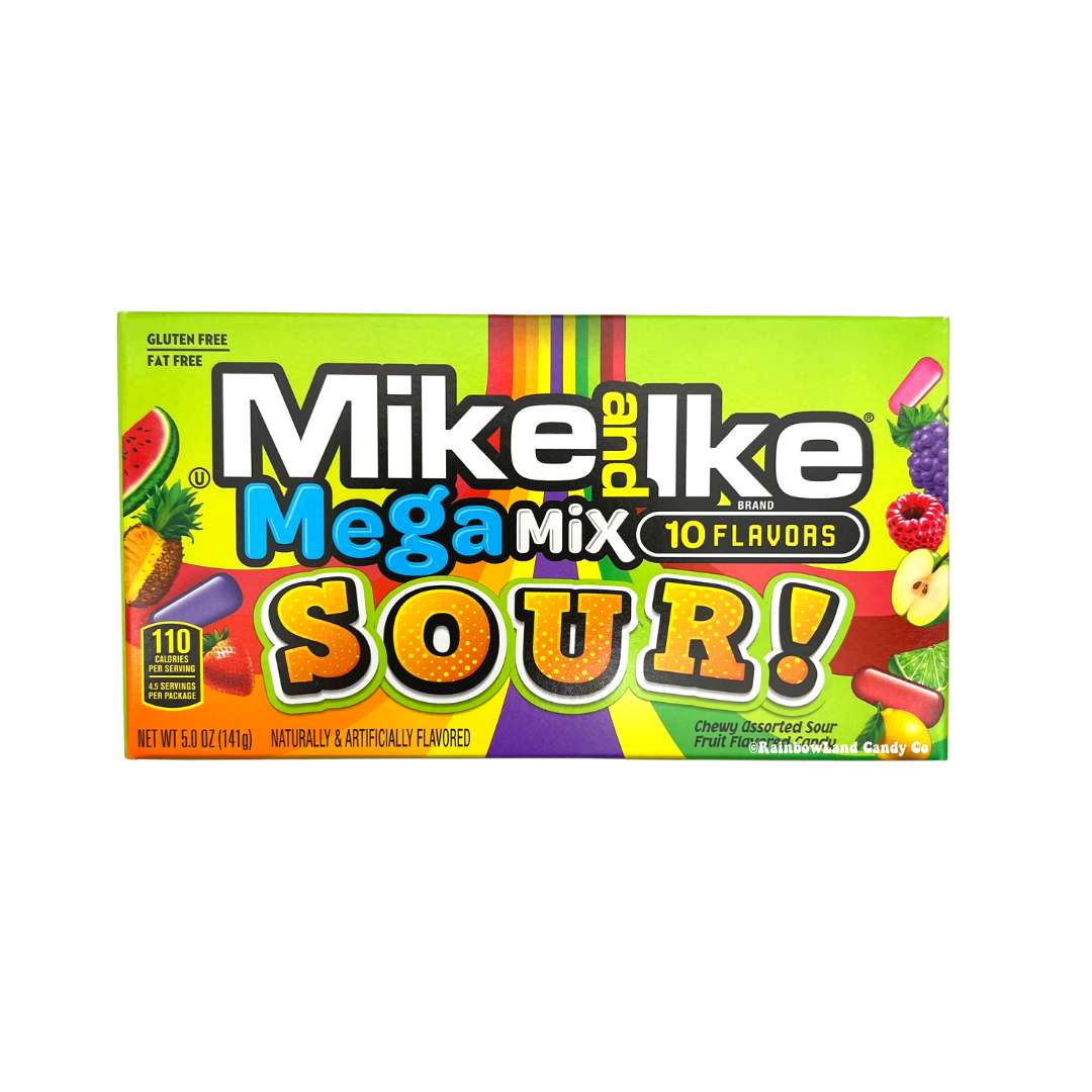 Mike and Ike Mega Mix Sour Theater Box – RainbowLand Candy Co