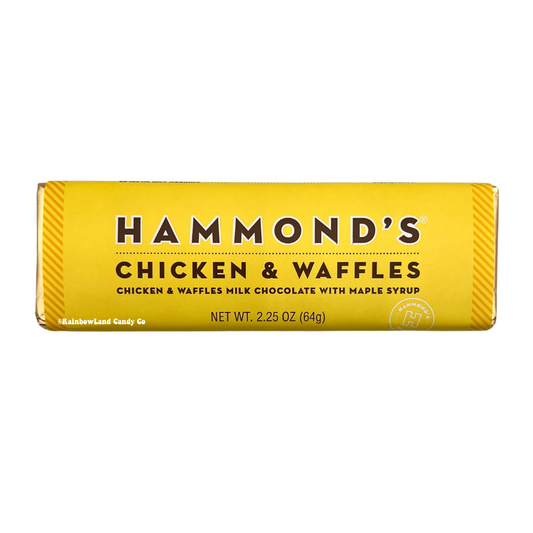 Hammond's Chicken & Waffles Candy Bar (Best By Date: 10/8/23)
