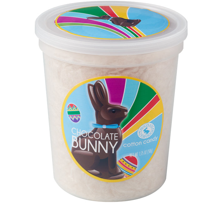 Chocolate Bunny Cotton Candy