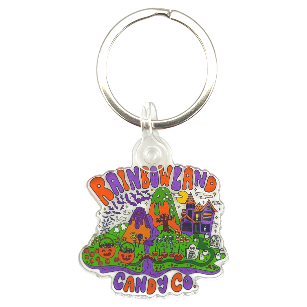Halloween Logo Keychain