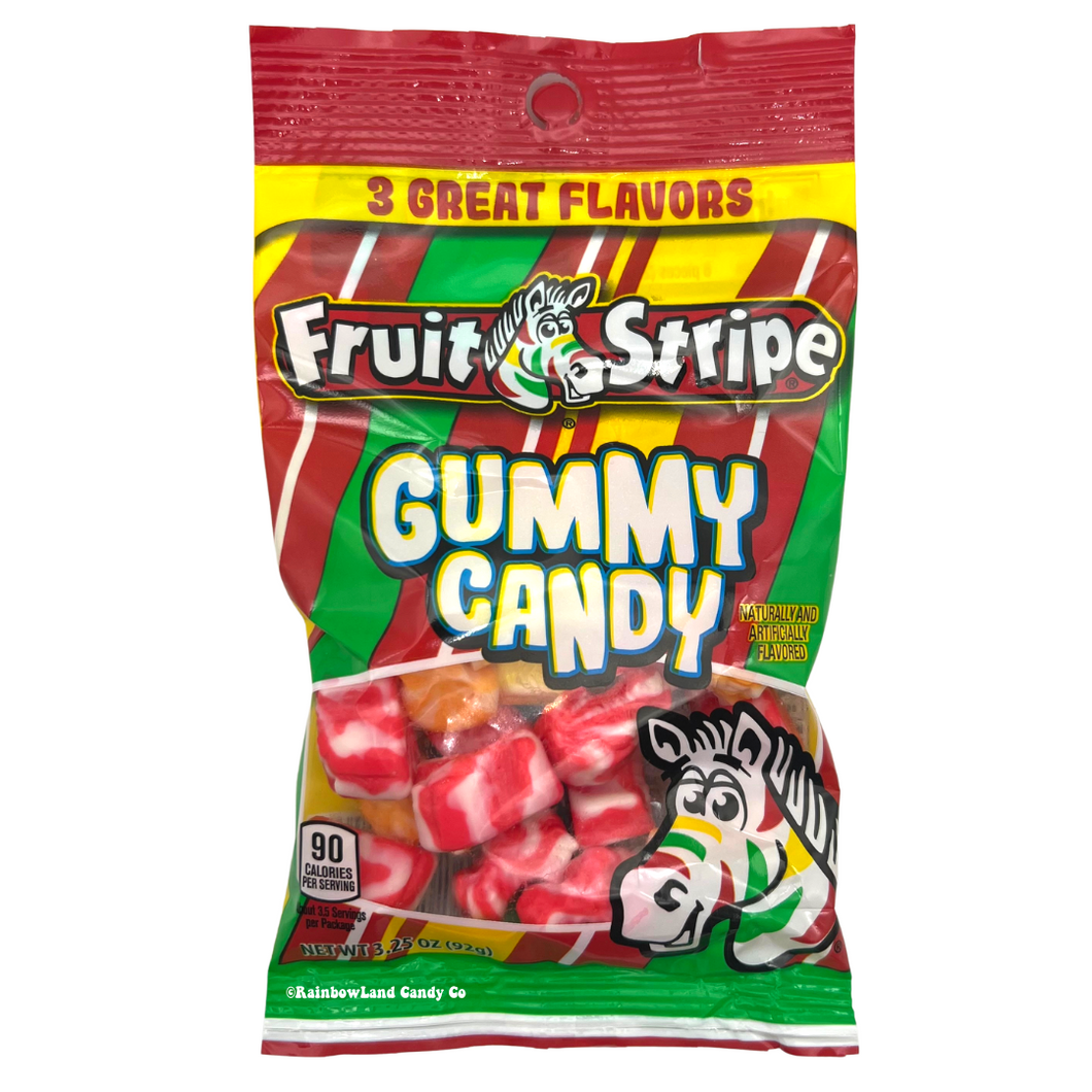 Fruit Stripe Gummy Candy (3.25 oz bag)