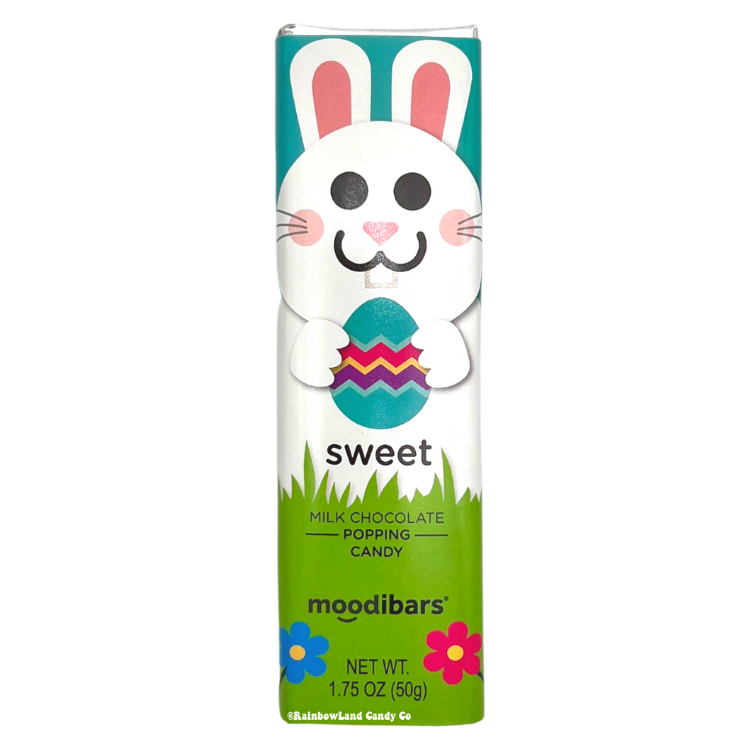 Moodibar Sweet Chocolate Bar - Milk Chocolate w/ Popping Candy