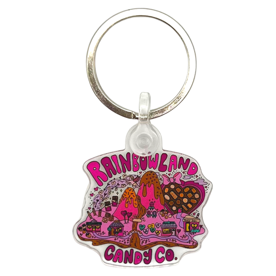 Valentine's Day Logo Keychain