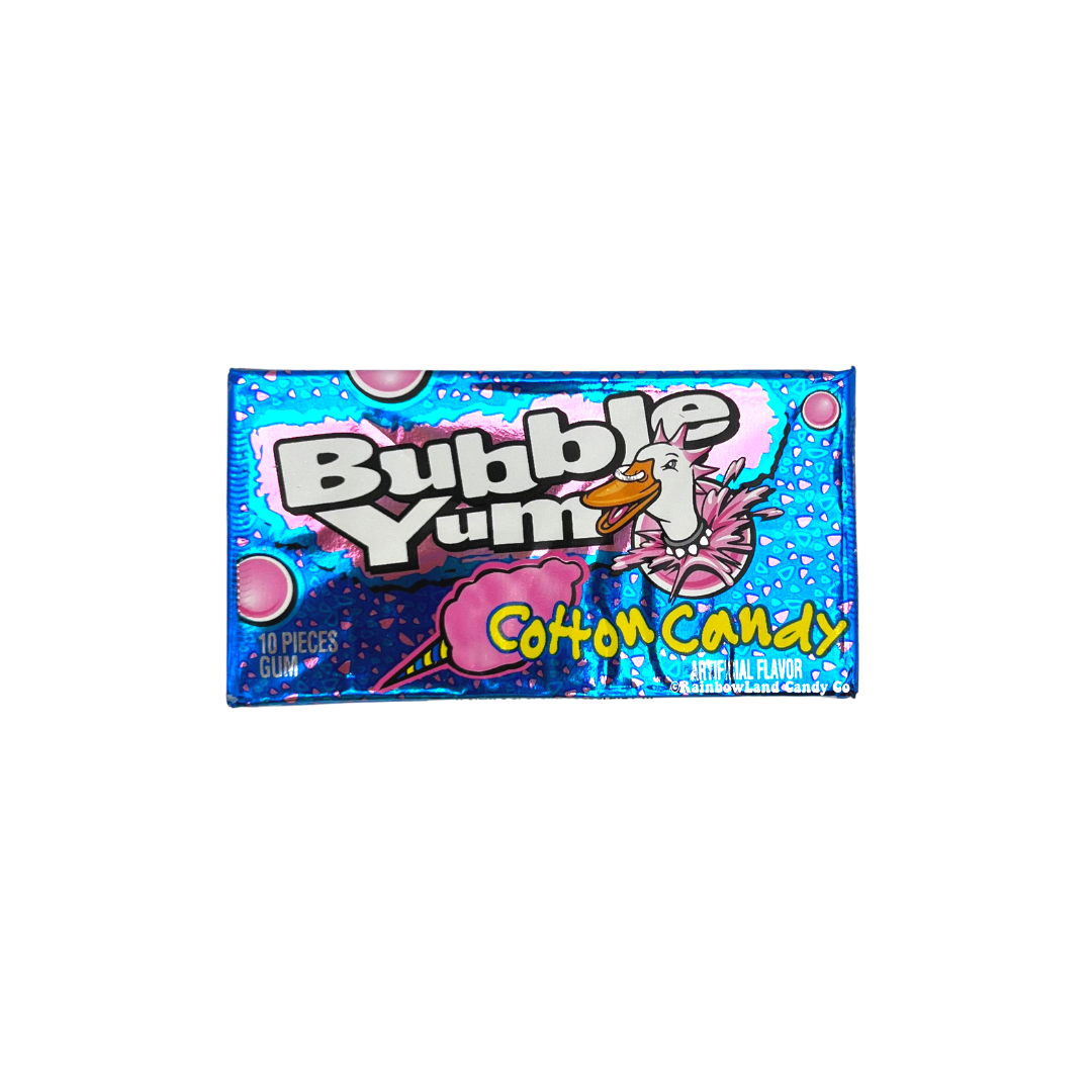 Bubble Yum Cotton Candy Gum 10 pc (Best By Date: 9/30/23)
