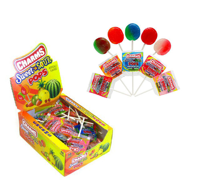 Charms Sweet and Sour Lollipops