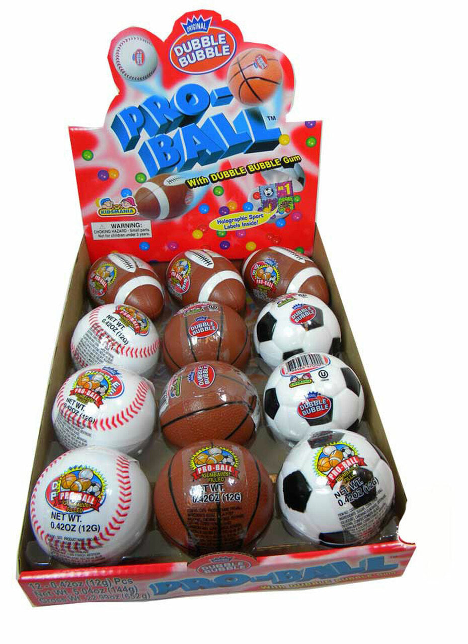 Dubble Bubble Pro Ball Bubble Gum