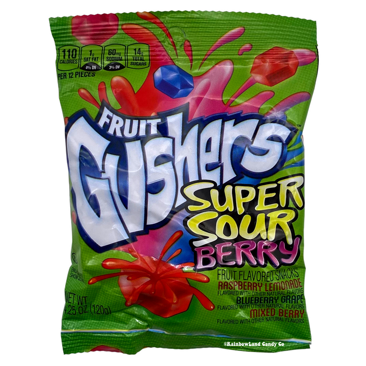 Fruit Gushers Super Sour Berry (Best by date: 2/23/24) – RainbowLand ...