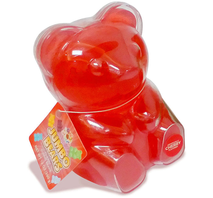 Jumbo Gummy Bear - Cherry (Best By Date: 1/6/24)